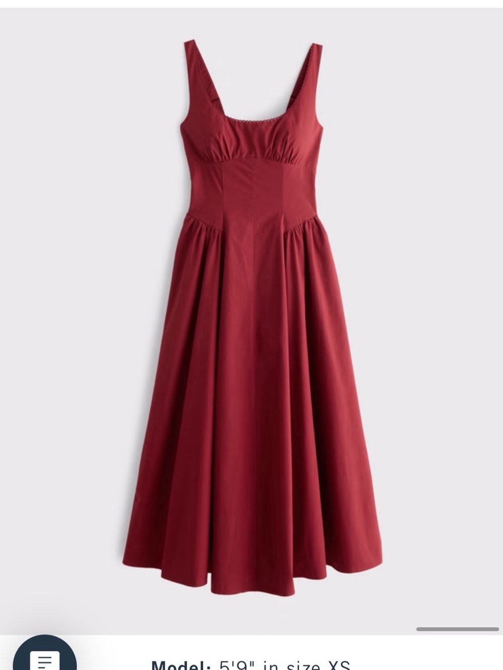 Abercrombie & Fitch Sleeveless Maxi Dress in Burgundy. Worn one time.